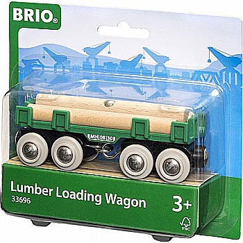 BRIO Lumber Loading Wagon