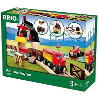 BRIO Farm Railway Set