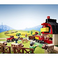 BRIO Farm Railway Set    