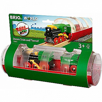 BRIO Tunnel and Steam Train