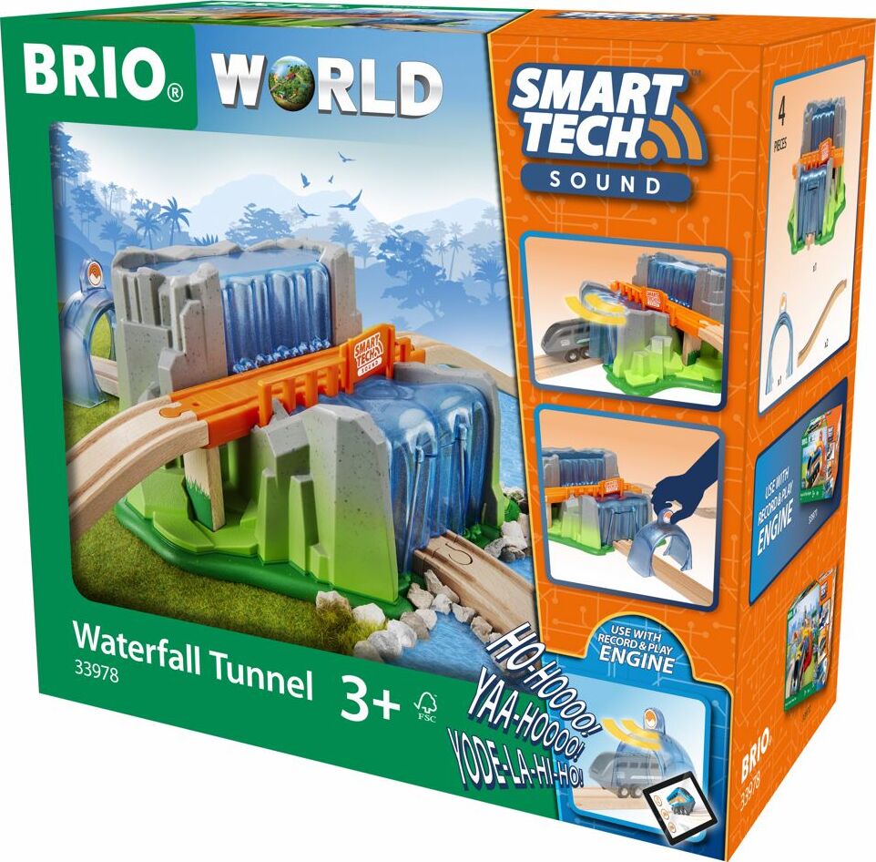 BRIO Smart Tech Sound Waterfall Tunnel 33978 - BRIO - Dancing Bear Toys