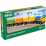 Three Wagon Cargo Train