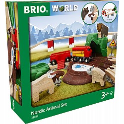 BRIO Forest (Nordic) Animal Train Set