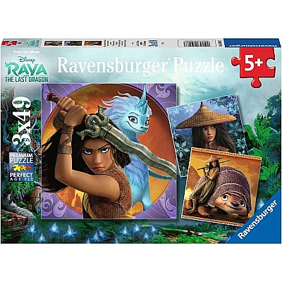 Raya And The Last Dragon (3 x 49 pc) Ravensbuger