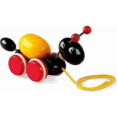 BRIO Pull Along Ant with Rolling Egg