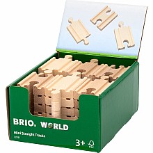 BRIO Mini Straight Tracks (sold individually)
