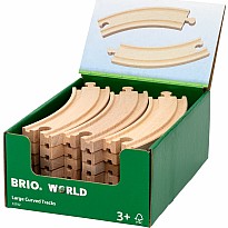 BRIO Large Curved Tracks (sold individually)