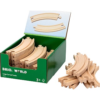 BRIO Large Curved Tracks (sold individually)