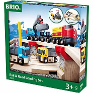 BRIO Rail & Road Loading Set