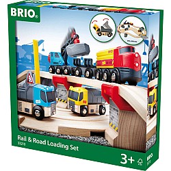 BRIO Rail & Road Loading Set