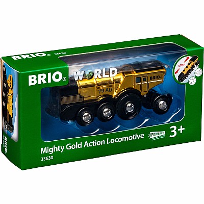 BRIO Mighty Golden Action Locomotive