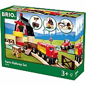 BRIO Farm Railway Set