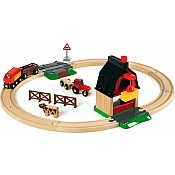 BRIO Farm Railway Set