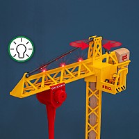 BRIO Light Up Construction Crane (Accessory)