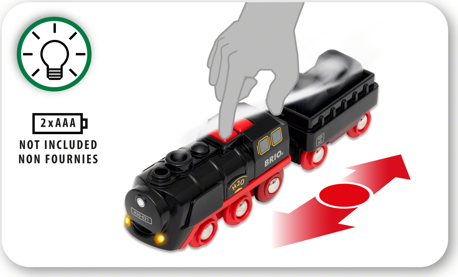 BRIO Battery Operated Steam Train - Imagination Toys