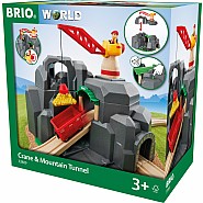 BRIO Crane & Mountain Tunnel 