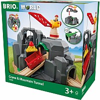 BRIO Crane & Mountain Tunnel (Accessory)