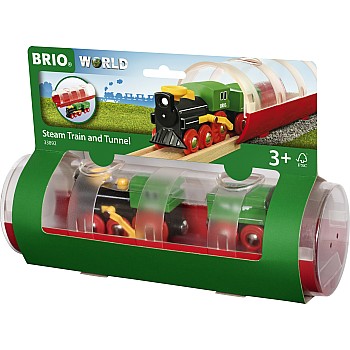 BRIO Steam Train & Tunnel