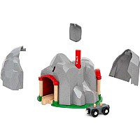 BRIO World Train Set Exploding Mountain Tunnel