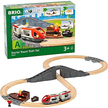 BRIO World Starter Set A Travel Train Set