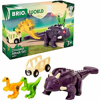 BRIO World Dinosaur Attack Set