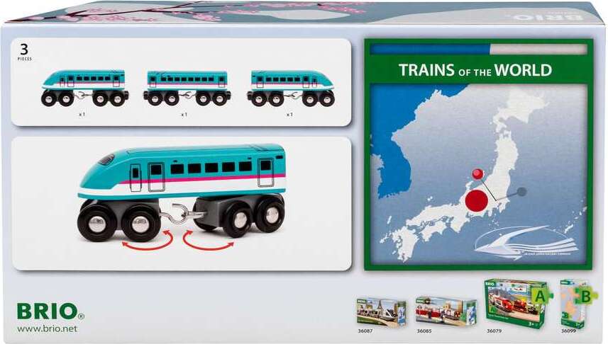 BRIO World Trains of the World Shinkansen Series E5 Hayabusa