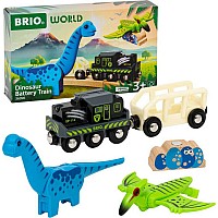 BRIO World Dinosaur Battery Train