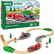 BRIO World Pull Back Train Set