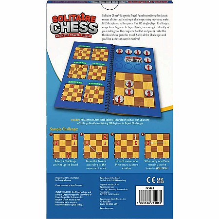 Solitaire Chess Magnetic Travel Puzzle