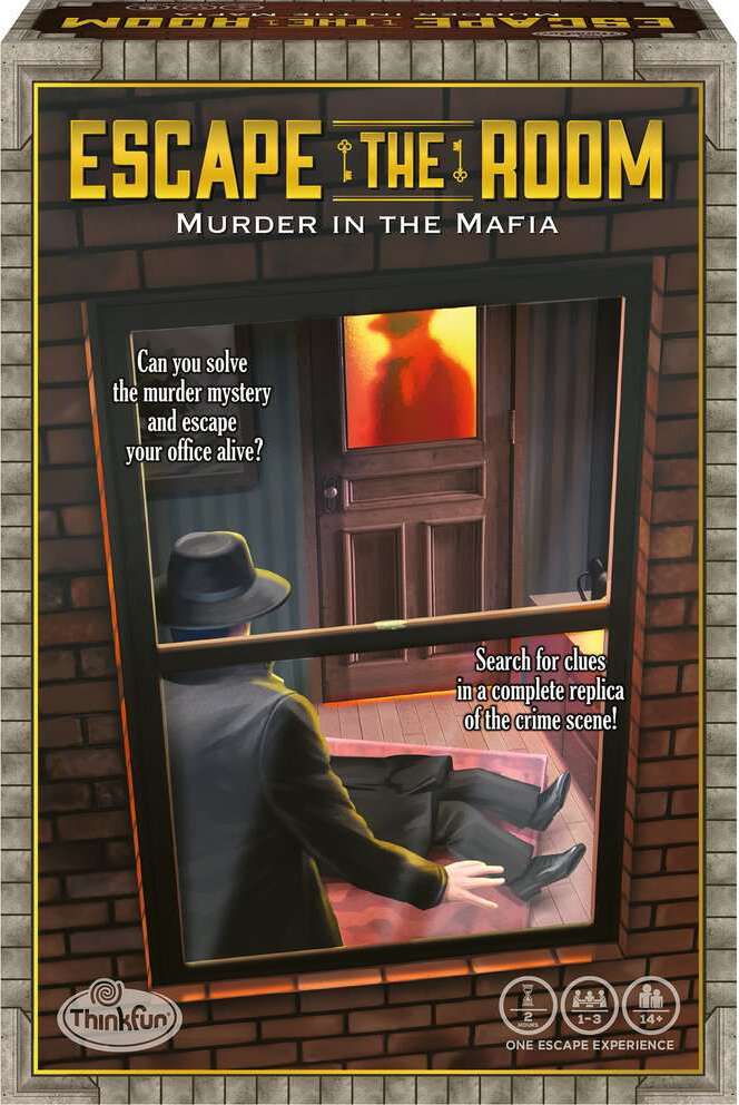  ThinkFun Escape The Room: Murder in The Mafia - an