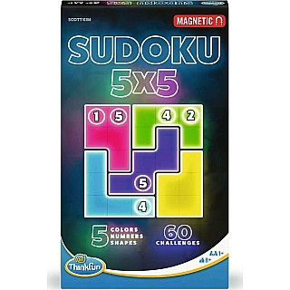 ThinkFun Sudoku 5x5 Magnetic Travel Puzzle