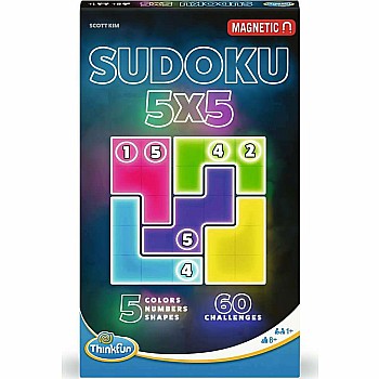 Sudoku 5x5 Magnetic Travel Puzzle