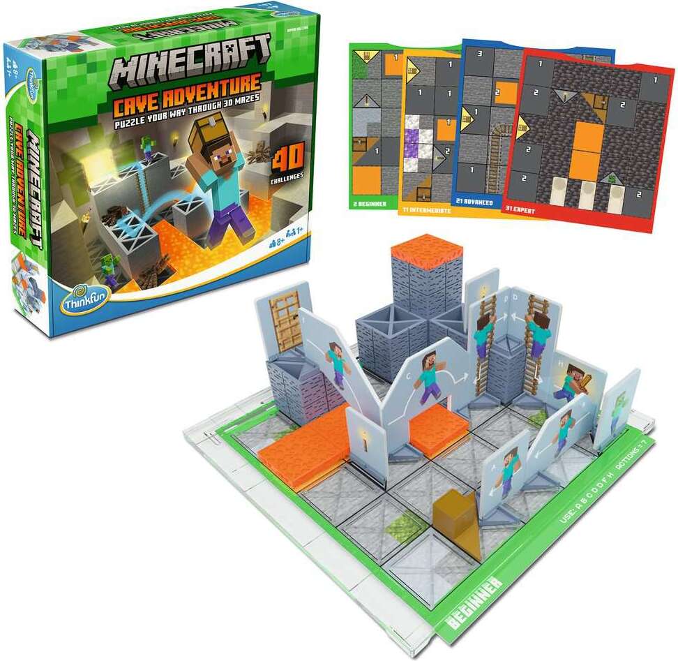 Minecraft Cave Adventure Puzzle (Logic game)