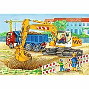 Children’s Jigsaw Puzzle Bauernhof und Baustelle - 24 Pieces Puzzle