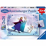 2 x 24 pc Sisters Always (2 Puzzles in 1)