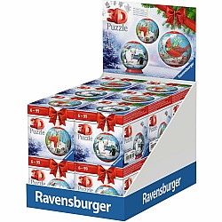 Animal Cheer 3D Christmas Balls (assorted)
