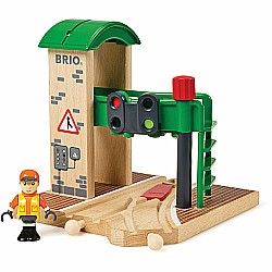 BRIO Signal Station for Wooden Train Sets