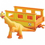 Dinosaur Train Ned with Train Car Collectible Figure