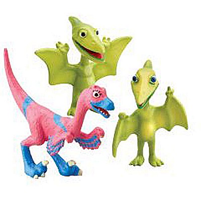 Dinosaur Train Mr. P Don Val Collectible 3-Pack
