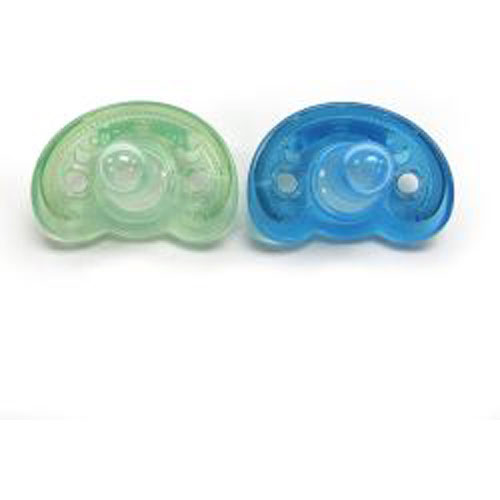 Gumdrop Pacifier Newborn - Blue & Green - Toy Sense