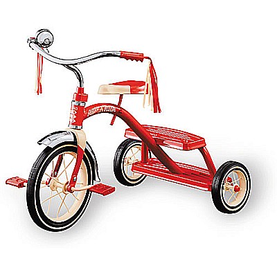 Classic Red Dual Deck Tricycle