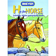 "H Is For Horse" Coloring Book With Stickers