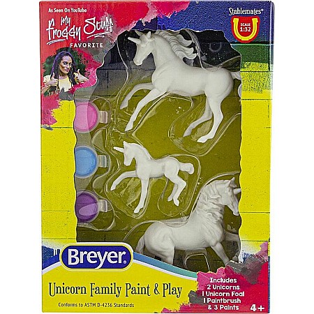 Unicorn Family Paint  Play