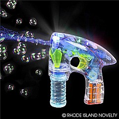 7" Transparent Light-Up Bubble Blaster