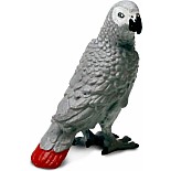 African Grey Parrot Toy Figure