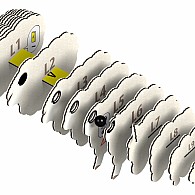 EUGY Sheep 3D Puzzle