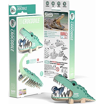 EUGY Crocodile 3D Puzzle