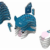 EUGY Whale Shark 3D Puzzle