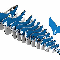 EUGY Humpback Whale 3D Puzzle