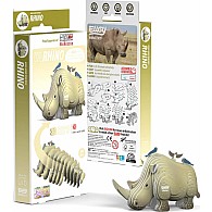 EUGY Rhino 3D Puzzle